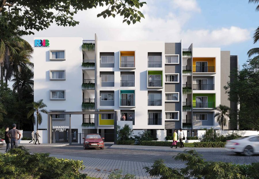 Photo of the Shraddha Homes project
